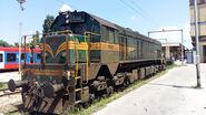 Cut-nosed EMD G16, former Yugoslav Railways 661-1xx subseries, operated by Serbian Railways (ŽS).